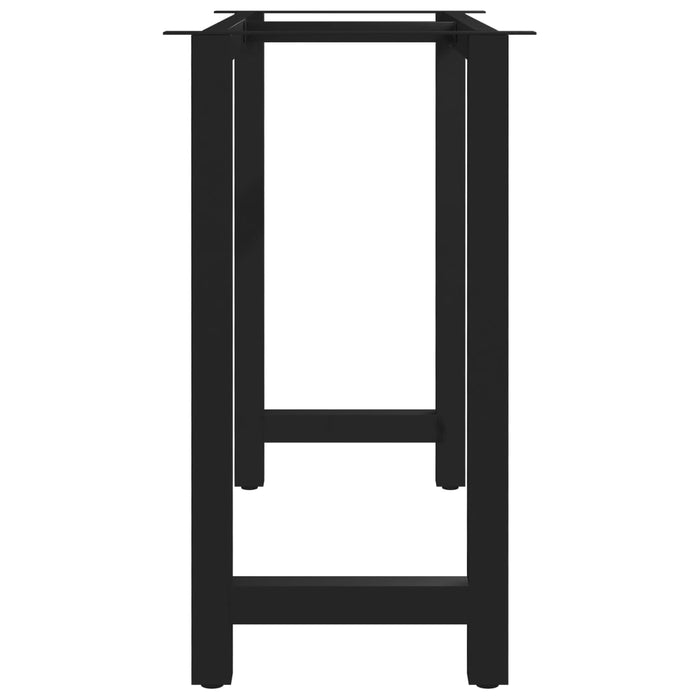 Gambe per Tavolo da Pranzo con Struttura a H 100x40x72 cm 285133