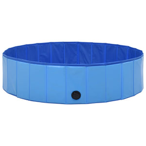 Piscina per Cani Pieghevole Blu 120x30 cm in PVC 170826