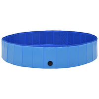 Piscina per Cani Pieghevole Blu 160x30 cm in PVC 170827