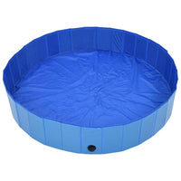 Piscina per Cani Pieghevole Blu 160x30 cm in PVC 170827