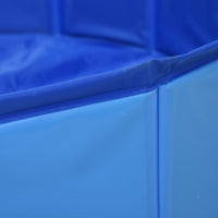 Piscina per Cani Pieghevole Blu 160x30 cm in PVC 170827