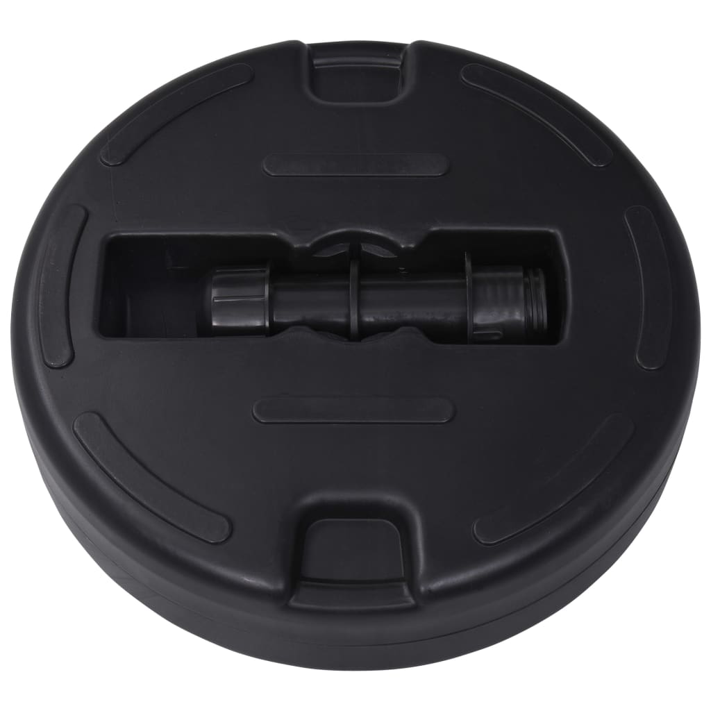 Base per Ombrellone Riempibile con Sabbia/Acqua 24L Nera  cod mxl 47162