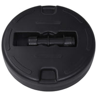 Base per Ombrellone Riempibile con Sabbia/Acqua 24L Nera 47855