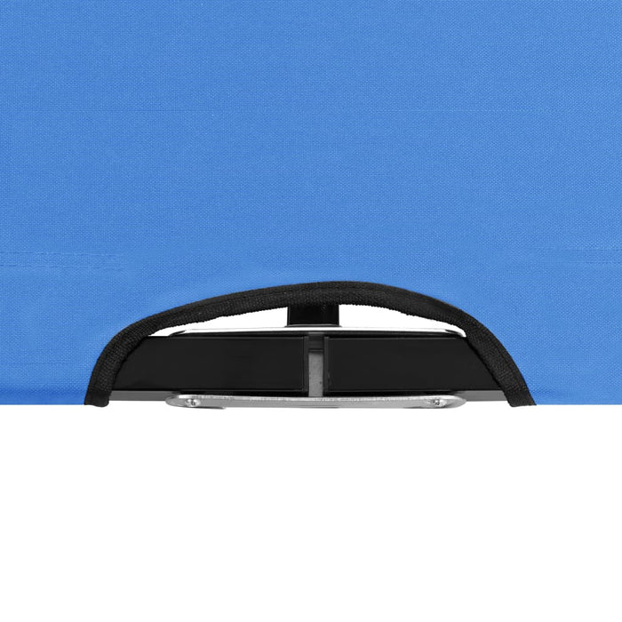 Sdraio sdraio prendisole lettino da giardino terrazza pieghevole mobili da esterno 2 posti blu acciaio 02_0012788