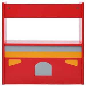 Set e Tavolo Sedie per Bambini 3pz Design Camion Pompieri Legno 286190