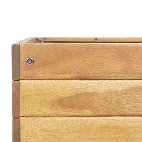 Fioriera-Vaso-Contenitore per Piante Alta 78,5x58,5x78,5cm in Legno Massello di Acacia