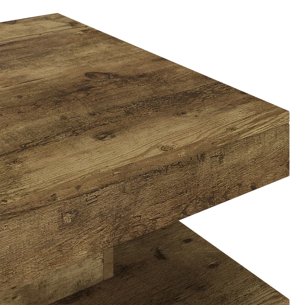 Tavolino da Salotto Marrone Scuro 60x60x35 cm in MDF 286097