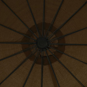 Ombrellone a sospensione 3 m palo in alluminio tortora 02_0008727