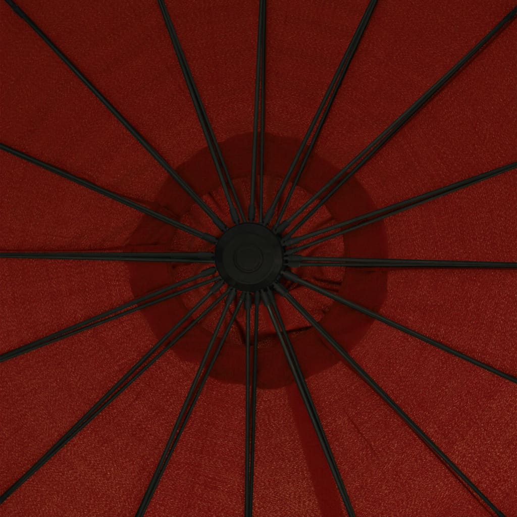 Ombrellone a Sbalzo Terracotta 3 m Palo in Alluminio 47225
