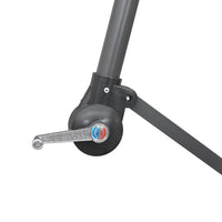 Ombrellone da esterno sospeso palo 3 m alluminio nero 02_0008726