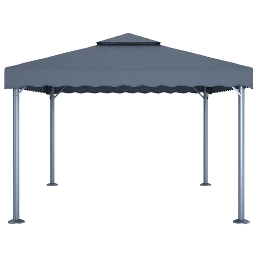 Gazebo 400x300 cm Antracite Alluminio 48063