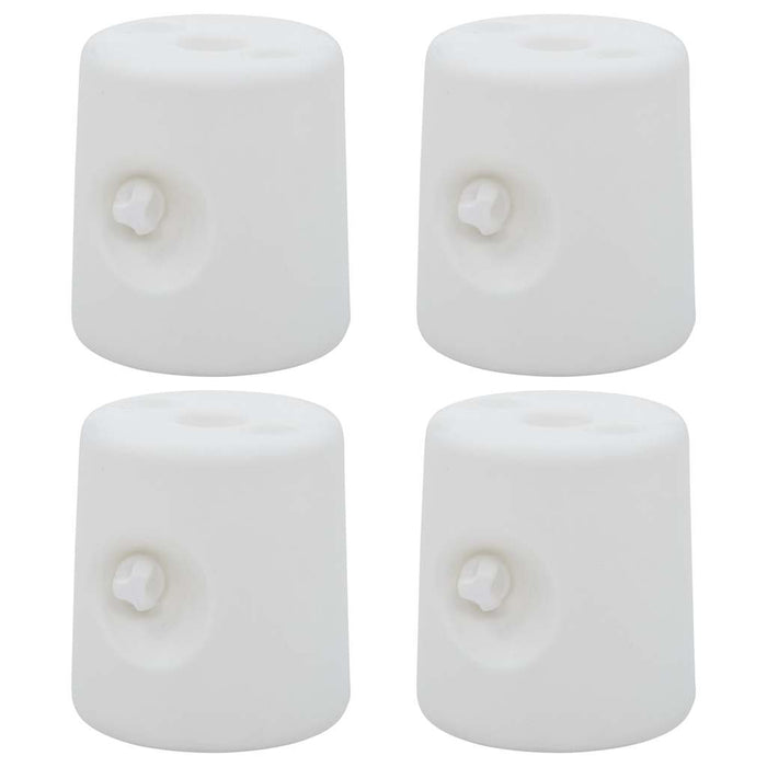 Pesi per Gazebo 4 pz in PE Bianchi cod mxl 66964