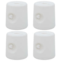 Pesi per Gazebo 4 pz in PE Bianchi 47688