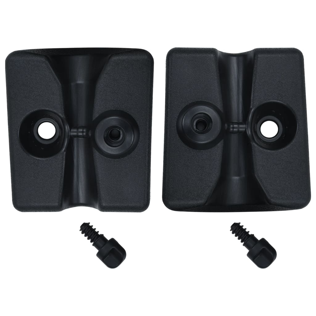 Pesi per Gazebo 4 pz in PE Neri 47689