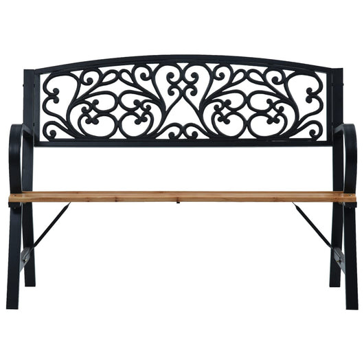 Panchina da Giardino 120 cm in Legno 47940