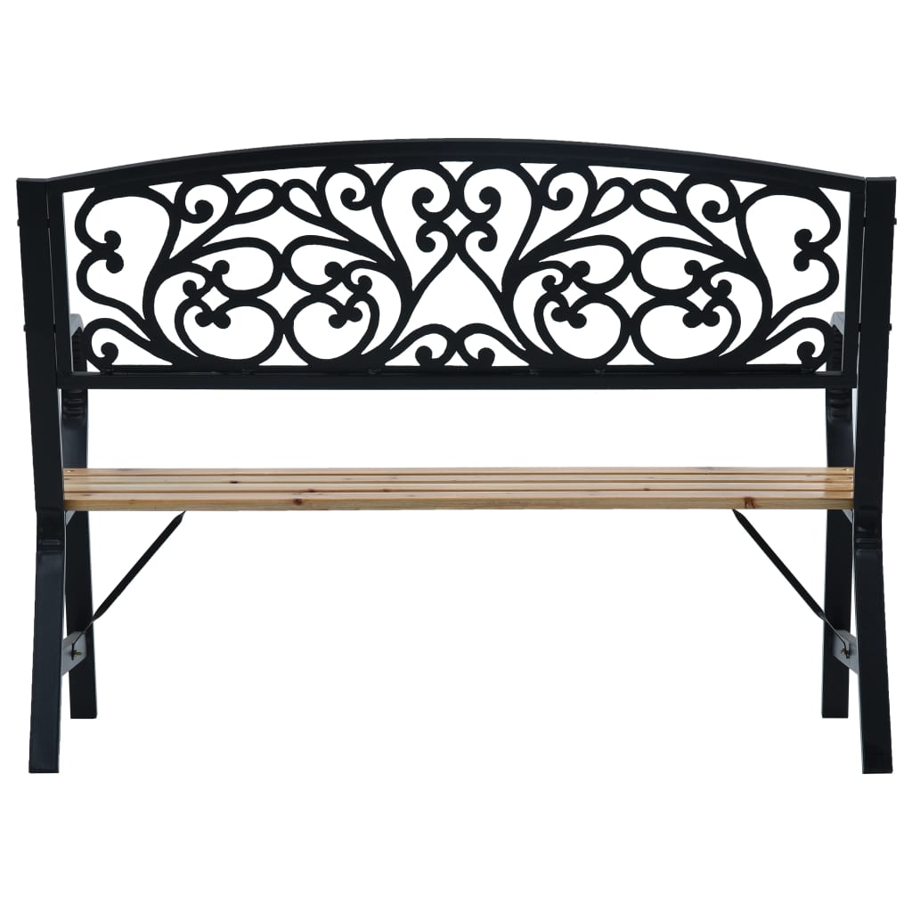 Panchina da Giardino 120 cm in Legno 47940