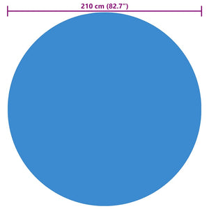 Copertura per Piscina Blu 210 cm in PE 92144