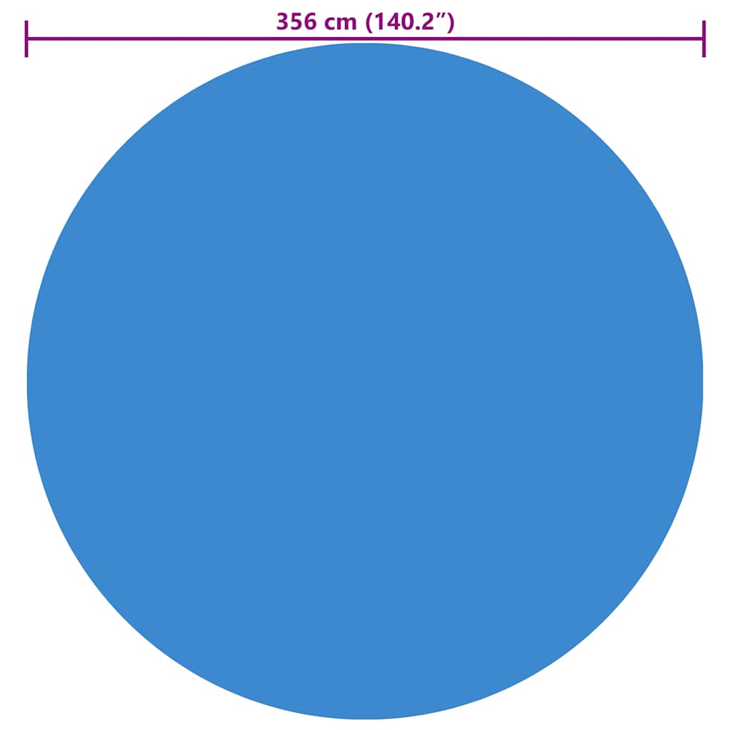 Copertura per Piscina Blu 356 cm in PE 92145