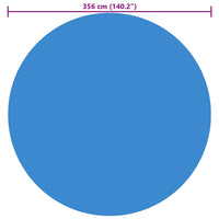 Copertura per Piscina Blu 356 cm in PE 92145