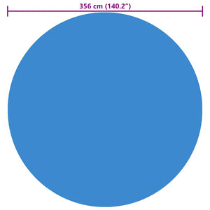 Copertura per Piscina Blu 356 cm in PE 92145