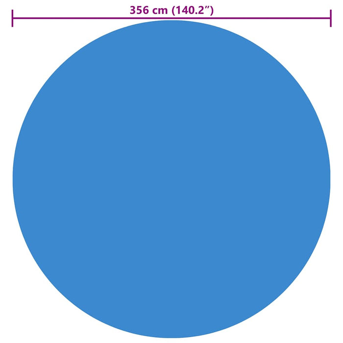 Copertura per Piscina Blu 356 cm in PE 92145
