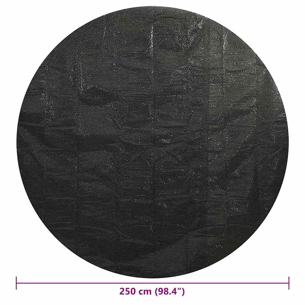 Copertura per Piscina Nera 250 cm PE 92153
