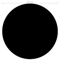 Copertura per Piscina Nera 356 cm PE 92155