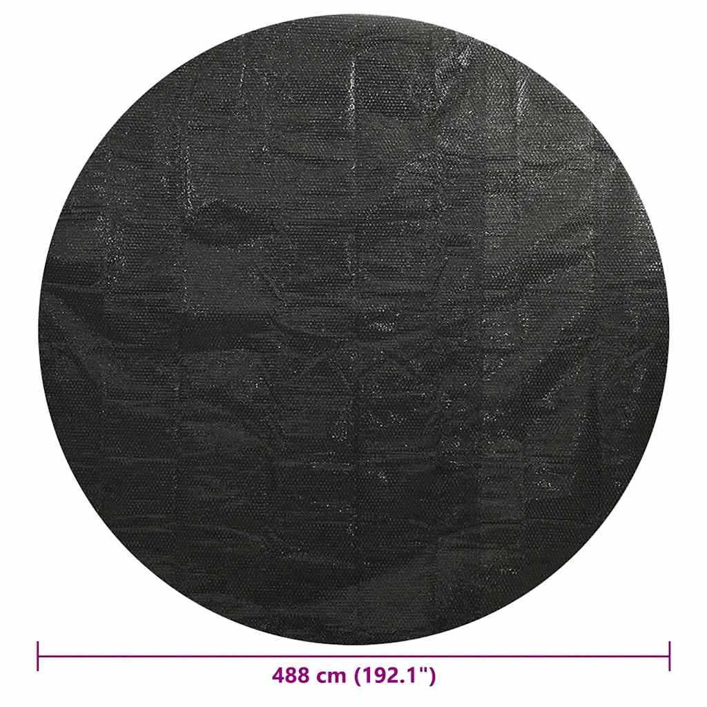 Copertura per Piscina Nera 488 cm PE 92159