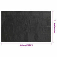 Copertura per Piscina Nera 600x300 cm PE 92168