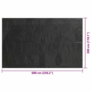 Copertura per Piscina Nera 600x300 cm PE 92168