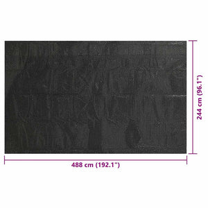 Copertura per Piscina Nera 488x244 cm PE 92169