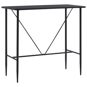Tavolo da Bar Nero 120x60x110 cm in MDF cod mxl 12544