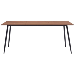 Tavolo da Pranzo Marrone 180x90x75 cm in MDF 281568