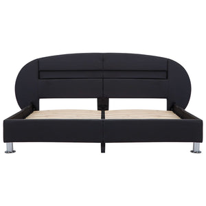 Giroletto con LED Nero in Similpelle 120x200 cm 285428