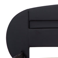 Giroletto con LED Nero in Similpelle 120x200 cm 285428