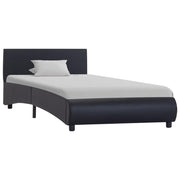 Giroletto con LED senza Materasso Nero in Similpelle 90x200 cm 285480