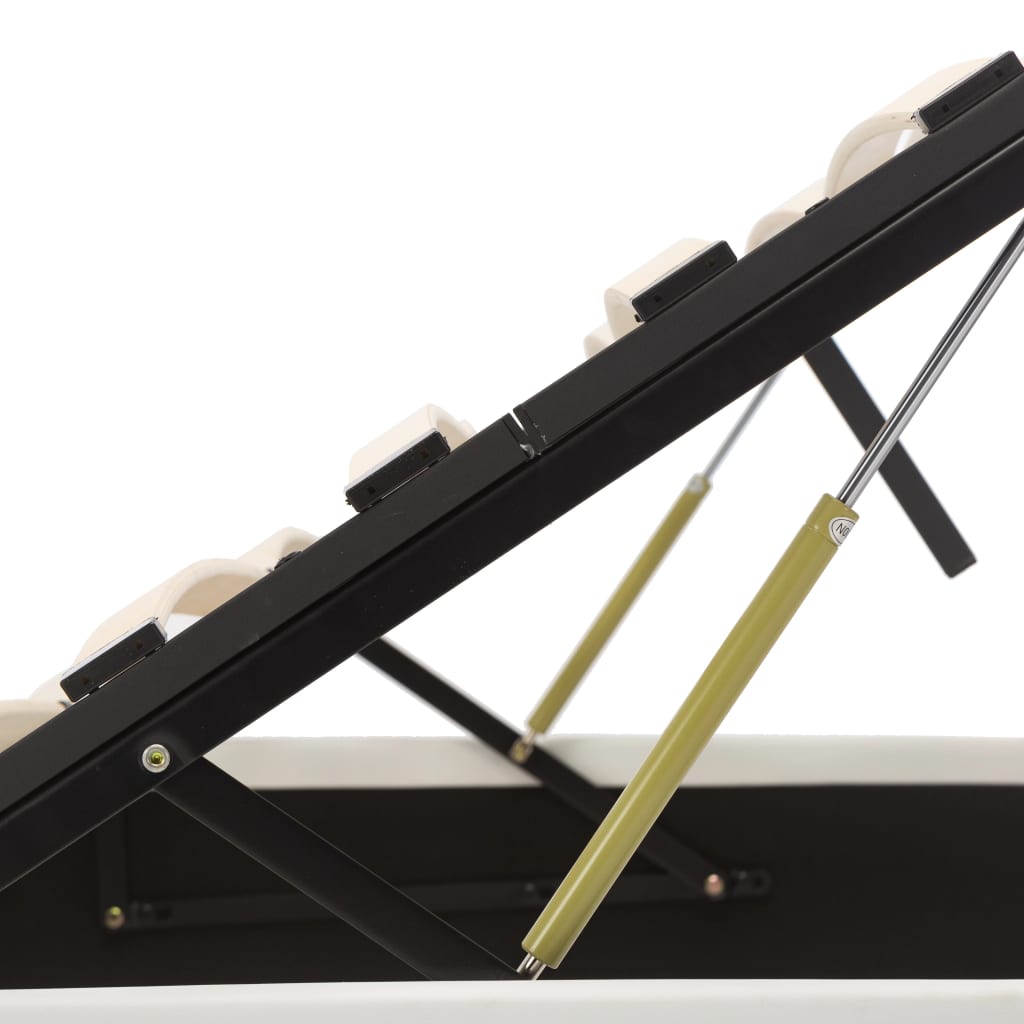 Giroletto con Contenitore Idraulico Bianco Similpelle 100x200cm 285517