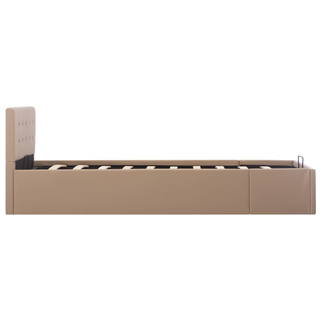 Giroletto Idraulico-Struttura Letto Cappuccino in Similpelle 100x200cm