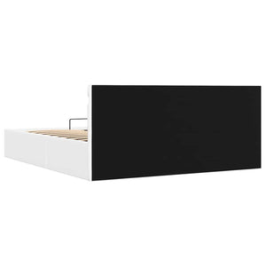 Giroletto Contenitore Idraulico LED Bianco Similpelle 180x200cm 285551