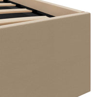 Giroletto Idraulico con LED Cappuccino Similpelle 90x200 cm