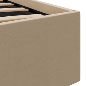 Giroletto Idraulico con LED Cappuccino Similpelle 90x200 cm