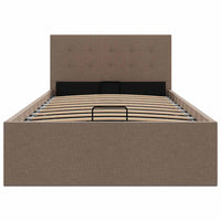 Giroletto con Contenitore Grigio Talpa in Tessuto 90x200 cm 285594