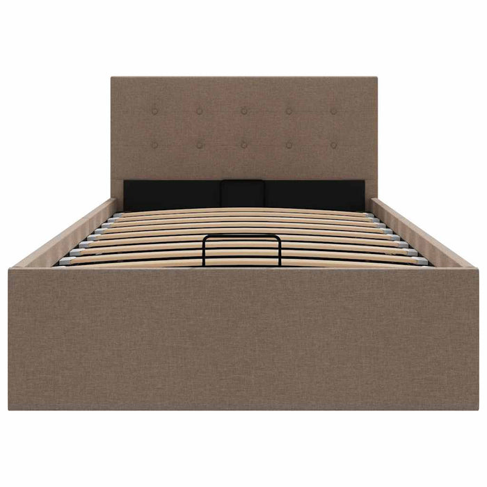 Giroletto con Contenitore Grigio Talpa in Tessuto 90x200 cm 285594