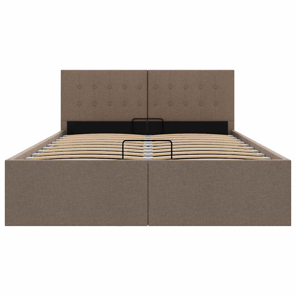 Giroletto con Contenitore Grigio Talpa in Tessuto 120x200 cm 285596