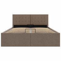 Giroletto con Contenitore Grigio Talpa in Tessuto 120x200 cm 285596