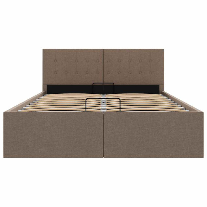 Giroletto con Contenitore Grigio Talpa in Tessuto 120x200 cm 285596