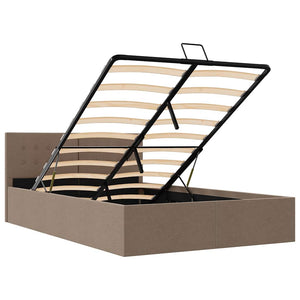 Giroletto con Contenitore Grigio Talpa in Tessuto 120x200 cm 285596