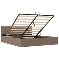 Giroletto con Contenitore Grigio Talpa in Tessuto 160x200 cm 285598