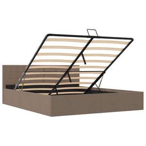 Giroletto con Contenitore Grigio Talpa in Tessuto 160x200 cm 285598