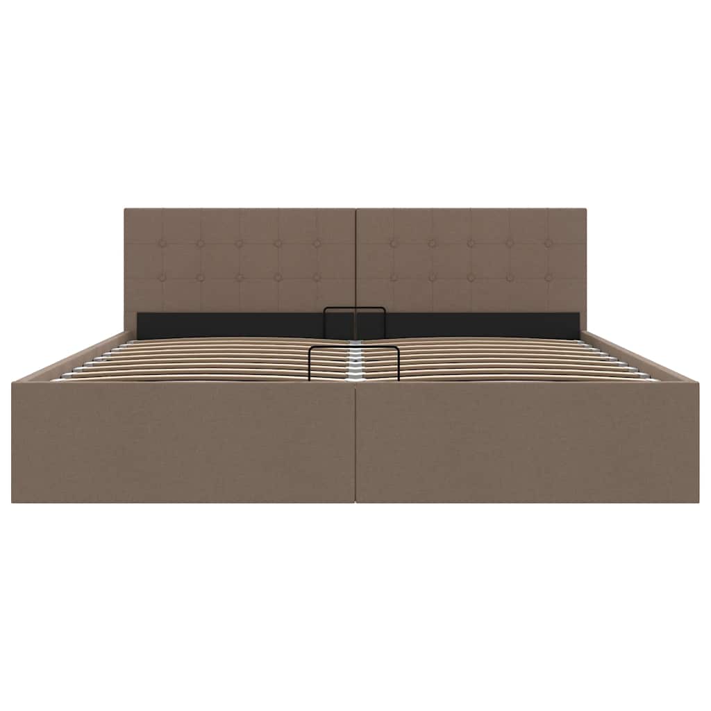 Giroletto con Contenitore Grigio Talpa in Tessuto 180x200 cm 285599